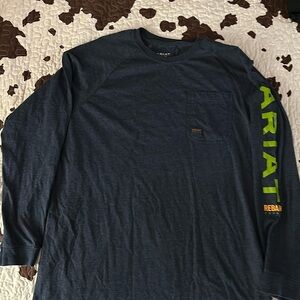 Men’s Ariat rebar long sleeve shirt size XL
